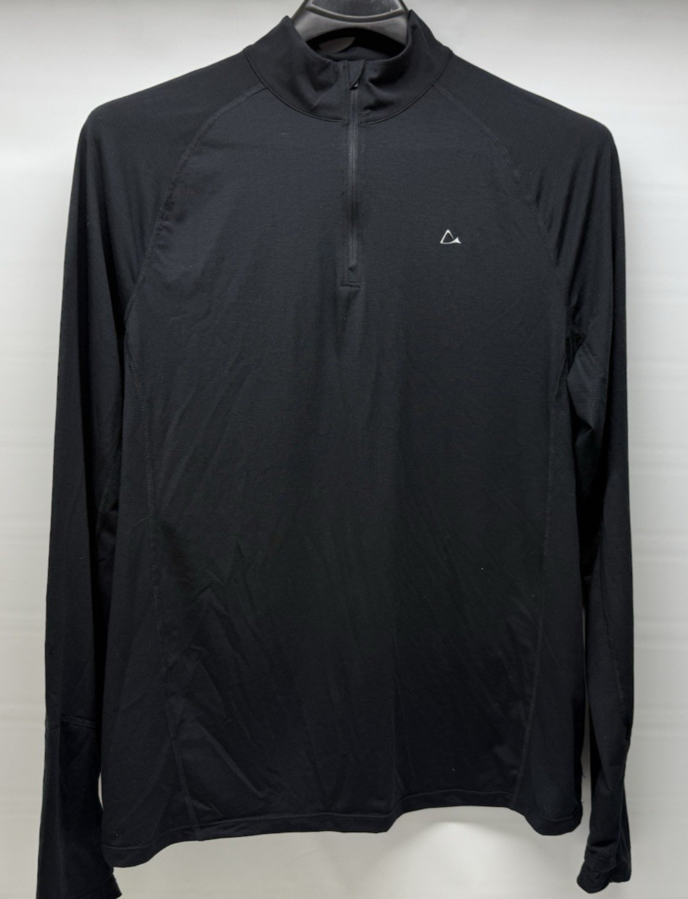 PARADOX Mens XL Merino Wool Blend Dri Release Repreve 1/4 Zip Base Layer Top
